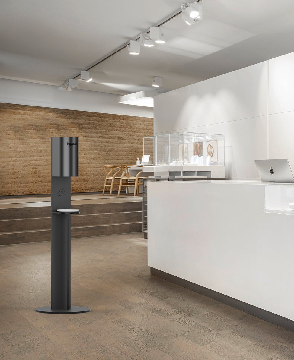 Station 3 column schwarz